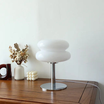 Lampe de table en verre Macaron